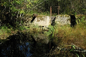 Плотина на Ланошенке. Фото Г.Бородина.