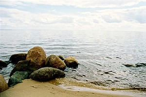 Талабские острова. Берег Псковского озера. Фото Ю.Гольцера.